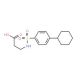 3-{[(4-cyclohexylphenyl)sulfonyl]amino}propanoic acid - chemical structure image