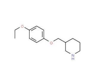 3-[(4-Ethoxyphenoxy)methyl]piperidine - chemical structure image