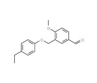 3-[(4-Ethylphenoxy)methyl]-4-methoxybenzaldehyde - chemical structure image