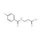 3-[(4-fluorobenzoyl)amino]propanoic acid - chemical structure image