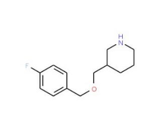 3-{[(4-Fluorobenzyl)oxy]methyl}piperidine - chemical structure image