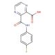 3-{[(4-fluorophenyl)amino]carbonyl}pyrazine-2-carboxylic acid - chemical structure image