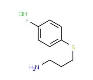 3-[(4-fluorophenyl)thio]propan-1-amine hydrochloride - chemical structure image
