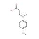 3-[(4-Methoxy-phenyl)-methyl-amino]-propionic acid - chemical structure image