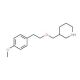 3-{[(4-Methoxyphenethyl)oxy]methyl}piperidine - chemical structure image