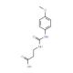 3-({[(4-methoxyphenyl)amino]carbonyl}amino)propanoic acid - chemical structure image