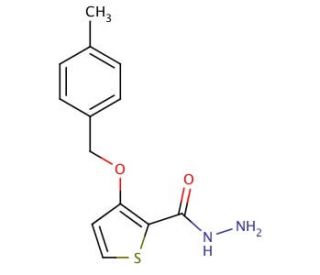 3-[(4-Methylbenzyl)oxy]-2-thiophenecarbohydrazide - chemical structure image