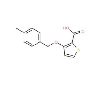 3-[(4-Methylbenzyl)oxy]-2-thiophenecarboxylic acid - chemical structure image