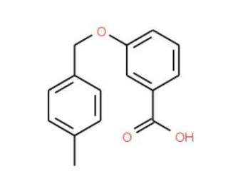 3-[(4-Methylbenzyl)oxy]benzoic acid - chemical structure image
