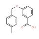 3-[(4-Methylbenzyl)oxy]benzoic acid - chemical structure image