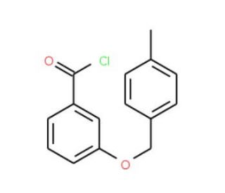 3-[(4-methylbenzyl)oxy]benzoyl chloride - chemical structure image