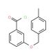 3-[(4-methylbenzyl)oxy]benzoyl chloride - chemical structure image