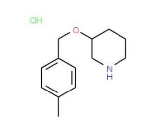 3-[(4-Methylbenzyl)oxy]piperidine hydrochloride - chemical structure image