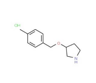 3-[(4-Methylbenzyl)oxy]pyrrolidine hydrochloride - chemical structure image