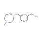 3-[(4-Methylhomopiperazin-1-yl)methyl]benzylamine (CAS 915707-48-1) - chemical structure image