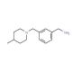3-[(4-Methylpiperidin-1-yl)methyl]benzylamine (CAS 690632-06-5) - chemical structure image
