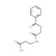 3-[(4-oxo-4-phenylbutanoyl)amino]propanoic acid - chemical structure image