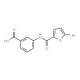 3-[(5-bromofuran-2-)amido]benzoic acid - chemical structure image