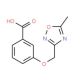 3-[(5-methyl-1,2,4-oxadiazol-3-yl)methoxy]benzoic acid - chemical structure image
