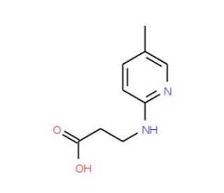 3-[(5-methylpyridin-2-yl)amino]propanoic acid - chemical structure image