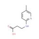 3-[(5-methylpyridin-2-yl)amino]propanoic acid - chemical structure image