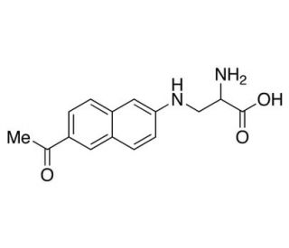3-[(6-Acetyl-2-naphthalenyl)amino]alanine (CAS 1185251-08-4) - chemical structure image