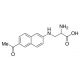 3-[(6-Acetyl-2-naphthalenyl)amino]alanine (CAS 1185251-08-4) - chemical structure image