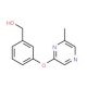 {3-[(6-Methylpyrazin-2-yl)oxy]phenyl}methanol (CAS 906352-98-5) - chemical structure image