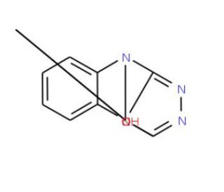 3-[(9-Methyl-9H-[1,2,4]triazolo[4,3-a]-benzimidazol-3-yl)thio]propanoic acid - chemical structure image