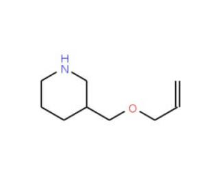 3-[(Allyloxy)methyl]piperidine (CAS 946665-36-7) - chemical structure image