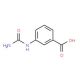 3-[(aminocarbonyl)amino]benzoic acid (CAS 20632-43-3) - chemical structure image
