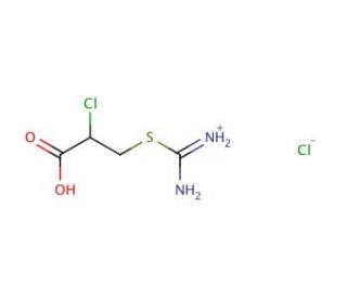 3-[(Aminoiminomethyl)thio]-2-chloro-propanoic Acid Hydrochloride - chemical structure image