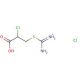 3-[(Aminoiminomethyl)thio]-2-chloro-propanoic Acid Hydrochloride - chemical structure image