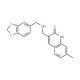 3-{[(Benzo[1,3]dioxol-5-ylmethyl)-amino]-methyl}-7-methyl-1H-quinolin-2-one - chemical structure image