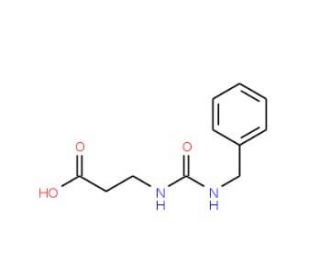 3-{[(benzylamino)carbonyl]amino}propanoic acid (CAS 71274-38-9) - chemical structure image