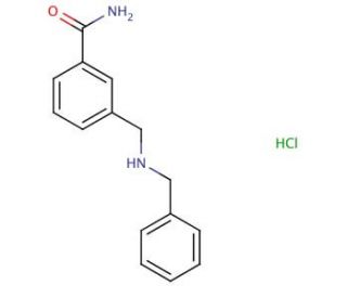3-[(benzylamino)methyl]benzamide hydrochloride - chemical structure image