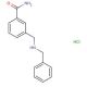 3-[(benzylamino)methyl]benzamide hydrochloride - chemical structure image