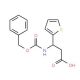3-{[(Benzyloxy)carbonyl]amino}-3-(2-thienyl)-propanoic acid - chemical structure image