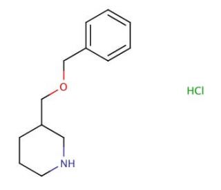 3-[(Benzyloxy)methyl]piperidine hydrochloride - chemical structure image