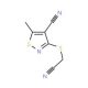 3-[(Cyanomethyl)sulfanyl]-5-methyl-4-isothiazolecarbonitrile - chemical structure image