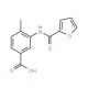 3-[(Furan-2-carbonyl)-amino]-4-methyl-benzoic acid (CAS 380432-20-2) - chemical structure image