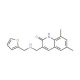 3-{[(Furan-2-ylmethyl)-amino]-methyl}-6,8-dimethyl-1H-quinolin-2-one - chemical structure image