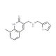 3-{[(Furan-2-ylmethyl)-amino]-methyl}-8-methyl-1H-quinolin-2-one - chemical structure image