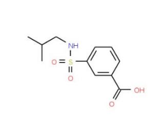 3-[(isobutylamino)sulfonyl]benzoic acid - chemical structure image
