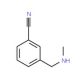 3-[(methylamino)methyl]benzonitrile (CAS 90389-96-1) - chemical structure image