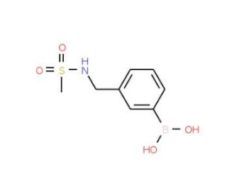 3-[(Methylsulphonylamino)methyl]benzeneboronic acid (CAS 850568-39-7) - chemical structure image