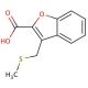 3-[(methylthio)methyl]-1-benzofuran-2-carboxylic acid - chemical structure image