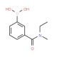 3-[(N-Ethyl-N-methylamino)carbonyl]benzeneboronic acid (CAS 871333-07-2) - chemical structure image