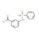 3-[(phenylsulfonyl)amino]benzoic acid (CAS 28547-15-1) - chemical structure image