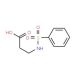 3-[(phenylsulfonyl)amino]propanoic acid (CAS 31867-78-4) - chemical structure image